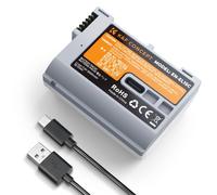 K&F CONCEPT EN-EL15C Batterie 2600mAh USB C 2.5H Chrage Rapide Batterie EN-EL15 Compatible avec Nikon Z8, Z7, Z6, Z7ii, Z6ii, Z6iii, Zf, Z5, D850, D810, D810A, D780, D750, D610, D500, D7500, D7200
