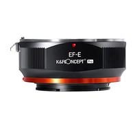 K&F Concept EOS to E Mount Adapter for Canon EF EF-S Mount Lens to E NEX Mount Mirrorless Cameras with Matting Varnish Design for Sony A6000 A6400 A7II A5100 A7 A7RIII