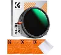 K&F CONCEPT Filtre 37mm ND2-32 Variable et Polarisant CPL et Black-Mist 1/4 3 en 1 pour Objectif Appareil Photo