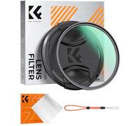 K&F CONCEPT Filtre 46mm Black-Mist 1/8 Diffusion et Bouchon d'objectif et Chiffon et Petite Dragonne pour Objectif Appareil Photo K Série