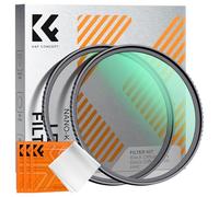 K&F CONCEPT Filtre 49mm Black-Mist 1/4 et Black Diffusion 1/8 en Kit et 3 Chiffons de Nettoyage Emballés sous Vide pour Objectif Appareil Photo Numérique (K Série)