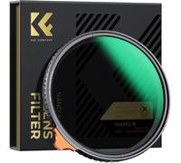 K&F CONCEPT Filtre 55mm ND2-32 Variable 1-5 Stops True Color Aucune Déformation des Couleurs Pas Croix Noire pour Objectif Appareil Photo