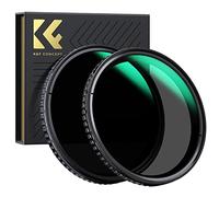 K&F Concept Filtre 58mm ND Variable ND2-32+ND32-512 sans Croix Noir X pour Objectif Appareil Photo
