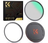 K&F Concept Filtre 62mm Black Mist 1/4 Magnétique Black Diffusion Installer Rapide avec Bague Base et Bouchon Devant en métal pour Objectif Appareil Photo Numérique