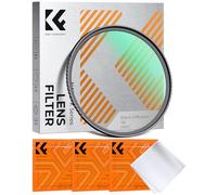 K&F Concept Filtre Black Diffusion 1/8 82mm et 3 Chiffons de Nettoyage Emballés sous Vide Black-Mist Filtre Effet Cinématique pour Objectif Appareil Photo Numérique (K-Série)