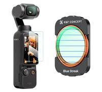 K&F Concept Filtre Blue Streak Magnétique Compatible avec DJI OSMO Pocket 3 et Film de Protection Effet Special Nano-revêtements Étanche Anti des Rayures Léger HD