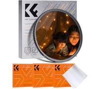 K&F CONCEPT Filtre Étoile 4 Points 52mm Effet Star Court et 3 Chiffon de Nettoyage pour Photo de Nuit d'environnements Lumineux ou Bijoux Objectif Appareil Photo