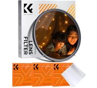K&F CONCEPT Filtre Étoile 4 Points 72mm Effet Star Court et 3 Chiffon de Nettoyage pour Photo de Nuit d'environnements Lumineux ou Bijoux Objectif Appareil Photo