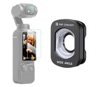 K&F CONCEPT FW01 Filtre Compatible avec DJI OSMO Pocket 3/4, Filtre Wide Angle Magnétique et Film de Protection Verre Optique HD Étanche Anti des Rayures Léger Nano-revêtements