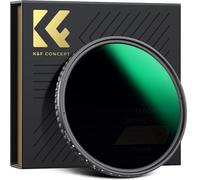 K&F Concept Filtre ND 46 mm Variable ND8-ND128 3-7 Stops Lentille Densité Neutre Gris sans Croix Noir pour Appareil Photo Reflex Numérique