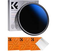 K&F Concept Filtre ND Variable 67mm Densité Neutre ND2-ND400 avec Revêtement et 3 Chiffons de Nettoyage pour Objectif Appareil Photo Numérique Reflex
