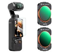 K&F Concept Filtre ND2-32 + ND32-512 Variable Magnétique Compatible avec DJI OSMO Pocket 3 HD Nano-revêtements Étanche Anti des Rayures Léger
