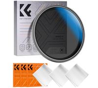 K&F CONCEPT Filtre ND2-ND32 Ø37mm 1-5 Stops sans Croix Noir ND Variable Densité Neutre Ultra Fin et 3 Chiffons de Nettoyage pour Objectif Appareil Photo (K Série)