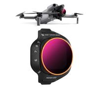 K&F CONCEPT Filtre ND32-512 Variable 5-9 Stops compatible DJI Mini 5 Pro | Verre optique HD multicouche, cadre plastique léger, densité neutre variable compatible avec drone DJI Mini 5 Pro, FD041