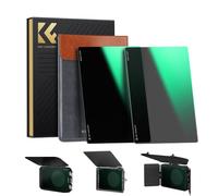 K&F CONCEPT Filtre ND8+ND64 Carré 4"X5.65" Compatible avec Tilta SmallRig Neewer Matte Box Densité Neutre Verre Optique HD Nano-Revêtements Étanche Anti des Rayures