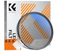 K&F CONCEPT Filtre Polarisant CPL 95mm Slim avec Revêtement et 3 Chiffons de Nettoyage pour Objectif Appareil Photo