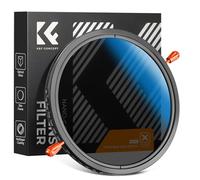 K&F Concept Filtre polarisant variable ND2-32 (1 à 5 arrêts) et filtre polarisant circulaire 2 en 1 réglable à densité neutre avec 18 revêtements multicouches pour objectif d'appareil photo (série C