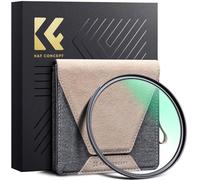 K&F CONCEPT Filtre UV 77mm en Cuivre Nano-X Pro Ultra Fin HD Imperméable Anti des Rayures avec Étui pour Objectif Appareil Photo