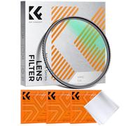 K&F CONCEPT Filtre UV 86mm et 3 Chiffon de Nettoyage en Microfibre Emballé sous Vide pour Appareil Photo Reflex Canon Sony Nikon Pentax