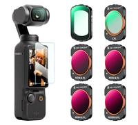 K&F Concept Filtre UV CPL ND16/PL ND32/PL ND64/PL ND256/PL Magnétique Compatible avec DJI OSMO Pocket 3 et Film de Protection Nano-revêtements Étanche Anti des Rayures Léger HD