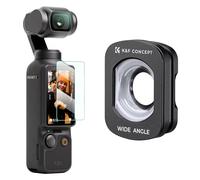 K&F Concept Filtre Wide Angle Magnétique Compatible avec DJI OSMO Pocket 3 et Film de Protection Verre Optique HD Étanche Anti des Rayures Léger Nano-revêtements