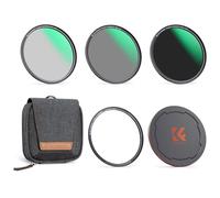 K&F CONCEPT Filtres 82mm Polarisant CPL ND8 ND64 Magnétiques Bague Bouchon