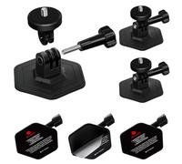 K&F CONCEPT Fixation Adhésif 3M Base Autocollant sur Casque pour Caméras d'action, Aussi Compatible avec DJI Osmo 360
