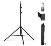 K&F CONCEPT Fotografie Light Stand, 230CM Metal Light Stand pour la Photographie de Studio, réflecteur, Flash & vidéo, Un trépied d'éclairage Haut avec Sac de trépied & 1/4’‘