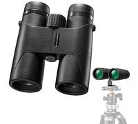 K&F Concept Jumelles Adultes 10 * 42 HD Noir BAK4 avec Support de Conversion pour Trépied pour Extérieur Chasse, Observation Oiseaux, Voyage, Randonnee