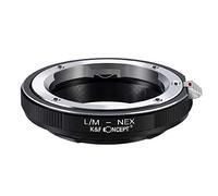 K&F Concept KF06.113 Concept Adaptateur Monture Objectif pour Monter Objectif Leica M vers Caméra Sony Alpha Nex en métal