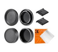 K&F CONCEPT Kit 2 Bouchon F-Mount Compatible avec Nikon Boîtier et Objectif