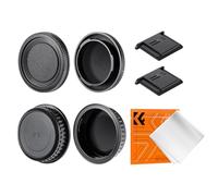 K&F CONCEPT Kit 2 Bouchons K Mount Compatible avec Pentax Boîtier | Boîtier et Objectif, Inclut 2 protège-griffes et 1 chiffon, compatible avec Pentax K3, K70, KS1, KS2, K500 et plus - PC10