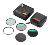 K&F Concept - Kit 3 filtres magnétiques (ND8, ND64, CPL) Nano-X 77mm
