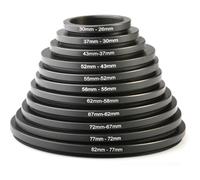 K&F Concept Kit de 11 Bagues de Réduction (26-82mm)
