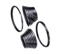 K&F Concept Kit de 18 bagues (9 bagues adaptables et 9 bagues de réduction)