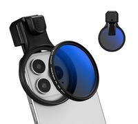 K&F CONCEPT Kit de Filtre CPL 58mm pour Objectif de Téléphone à Pression, Filtre Polarisant Compatible avec iPhone 17/16/15/14/13/12, 16/15/14/13/12 Pro et Pro Max, Samsung