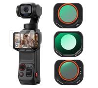 K&F CONCEPT Kit de filtres 3 en 1 Compatible avec Insta360 Luna Pro | Kit de filtres CPL+Black Diffusion1/4+ND2-32 avec monture magnétique,Pro-slim,rangeable,polyvalent pour la photographie-FI061