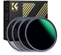K&F CONCEPT Kit de Filtres Densité Neutre 49mm ND4 ND8 ND64 ND1000 Haute-définition Résistant à l'eau Anti-Rayures Antiréfléchissante pour Objectif Appareil Photo Reflex Numérique