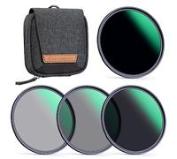 K&F Concept Kit de Filtres Densité Neutre 55mm ND4 ND8 ND64 ND1000 Haute-définition Résistant à l'eau Anti-Rayures Antiréfléchissante pour Objectif Appareil Photo Reflex Numérique