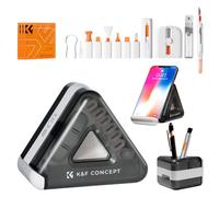 K&F CONCEPT Kit de Nettoyage de Clavier, Nettoyage électronique Kit de Nettoyage, 25 en 1 Kit Multi-Outils pour Téléphones, Tablettes, Ordinateurs, Moniteurs PC, 2.5ml Mist Spray