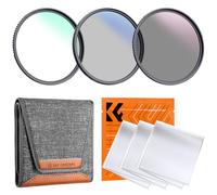 K&F Concept Kit Filtres 77mm UV Polarisant CPL ND4 Chiffon Pochette