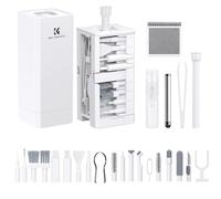 K&F Concept Kit Nettoyage Kit Nettoyage Clavier 32 en 1 Kit Nettoyage PC, Kit Nettoyage Multifonctionnel Accessoires PC pour AirPods, Écouteurs, Téléphone, Ordinateur, Caméras