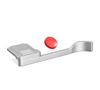 K&F CONCEPT Kit Poignée pour Griffe Flash - Argent | Compatible avec Fujifilm X100V/X100VI, Bouchon Aluminium + Bouton Déclencheur Cuivre