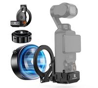 K&F CONCEPT Kit Ventouse pour DJI Osmo Pocket 3, 2-en-1 Support Magnétique/Vide Électrique, Compatible Surfaces Magnétiques et Non-Magnétiques
