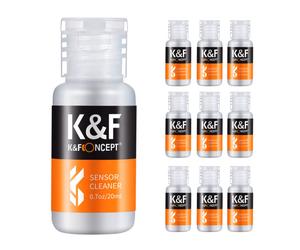 K&F Concept liquide de nettoyage pour objectifs 20ml - lot de 10 flacons