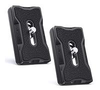 K&F CONCEPT Lot de 2 Plateau Rapide 1/4" Adaptateur de Plaque Dégagement Rapide Trépied Attache en Aluminium pour Appareil Photo DSRL Rotule Trepied
