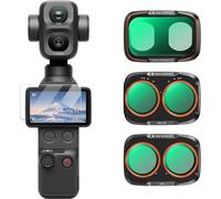 K&F Concept - Lot de 3 Filtres CPL + ND2-32 + Black-Mist 1/4 pour DJI Osmo Pocket 4P