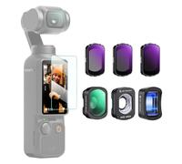K&F CONCEPT Lot de 6 Filtres Compatibles avec DJI Osmo Pocket 4/3 | Objectif Anamorphique 1,2X+Objectif Grand Angle+Objectif Macro 10X+ND8+ND32+ND128, Accessoires pour OSMO Pocket 4/3 -FD161
