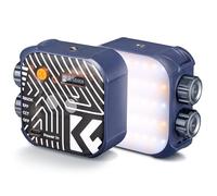 K&F CONCEPT Lumière Vidéo LED Bicolore, 2000mAh Lumière Appoint Portable pour la Photographie, 15 Effets de Lumière, 2500K-9900K, CRI 96+, pour Vlogging,Selfie,Photographie de la Main à la Main, Bleu