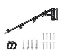 K&F Concept Metal Support Mural Bras de Fixation Triangle, 51-100cm Heavy Duty Boom Bras de Rotation 180 ° Murale pour la Photographie en Streaming vidéo, avec Adaptateur Universel fileté 3/8 "1/4"